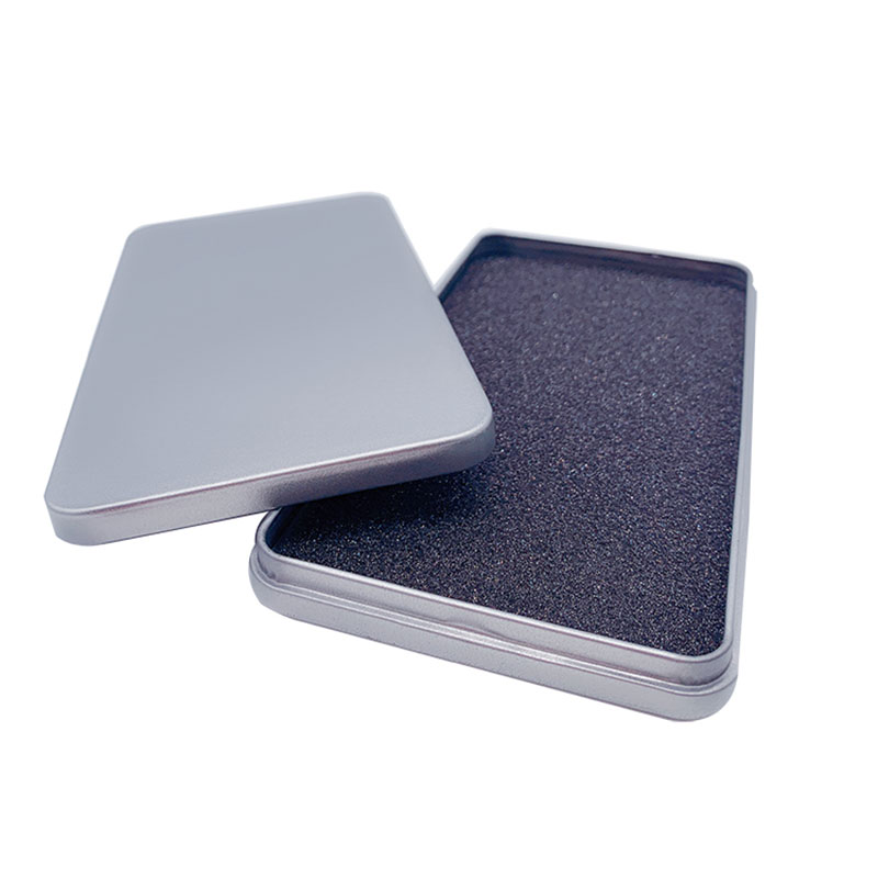 Matkapuhelimen kotelo Lid Square Metal Box Lahjapakkaus Metallilaatikko 170 * 90 * 15mm