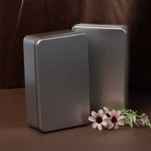 Food Grade Metal Packaging Box Snow Righpy Tinlate Box 180 * 110 * 55mm