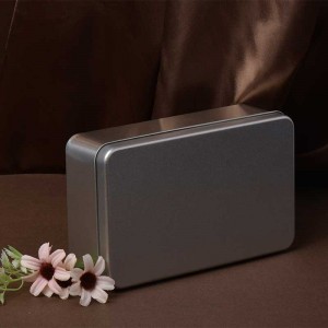 Food Grade Metal Packaging Box Snow Righpy Tinlate Box 180 * 110 * 55mm