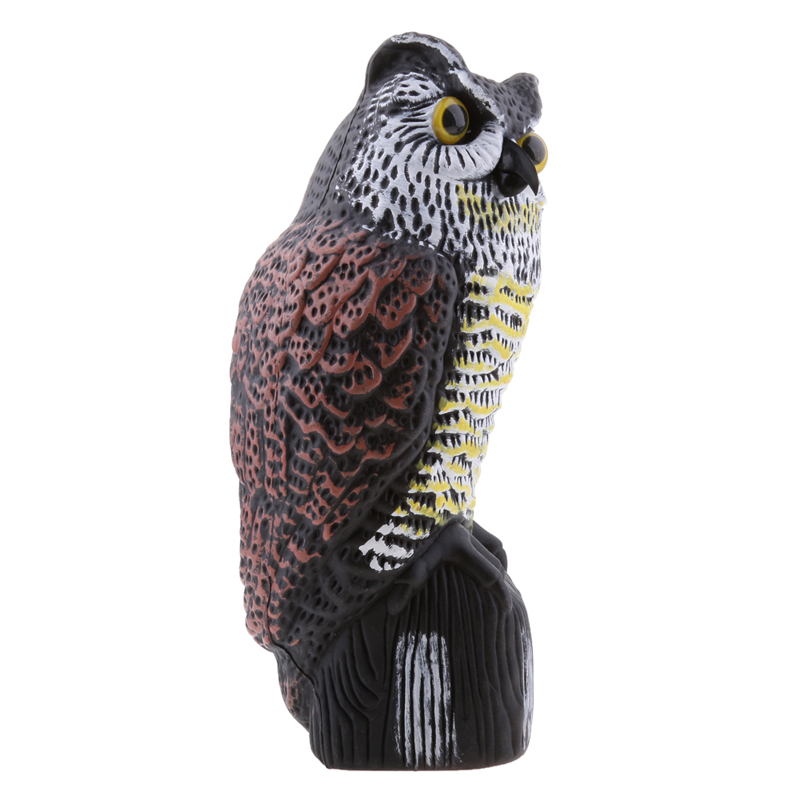 36cm muovipuutarha ornamentti pöllö pihapiirin realistinen Decoy Garden Decor
