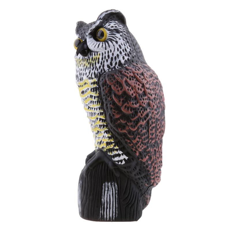 36cm muovipuutarha ornamentti pöllö pihapiirin realistinen Decoy Garden Decor