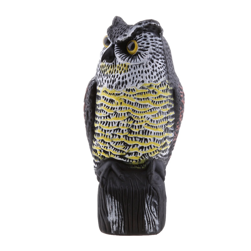36cm muovipuutarha ornamentti pöllö pihapiirin realistinen Decoy Garden Decor