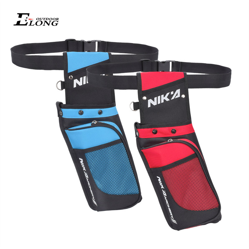 Nika Jousiammunta 430023 Jousiammunta Arrow Quiver Canvas talletusnuolet vyötärö roikkuu yksi olkapää ammunta metsästys tarvikkeet
