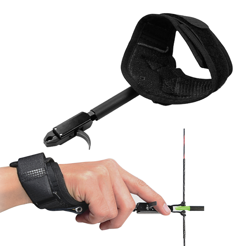Elong Outdoor 42RA02 Caliper Release Musta Aikuinen Trigger Ranska Hihna Jousiammunta Yhdisteen keulatarvikkeet