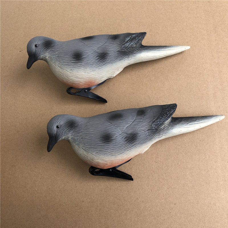 3D simulointi turtledlove muovi kyyhkyset metsästys linnut ulkona metsästys recoy syötti puutarhan koriste koriste