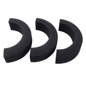 Iskunvaimennus EVA heteroseksuaalinen materiaali liekin hidastava musta Dongguan Foam EVA Heteroseksuaaliset materiaalin muovaus