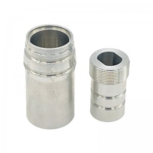 OEM koneistettu valmistus ruostumattomasta teräksestä valmistetut holkki