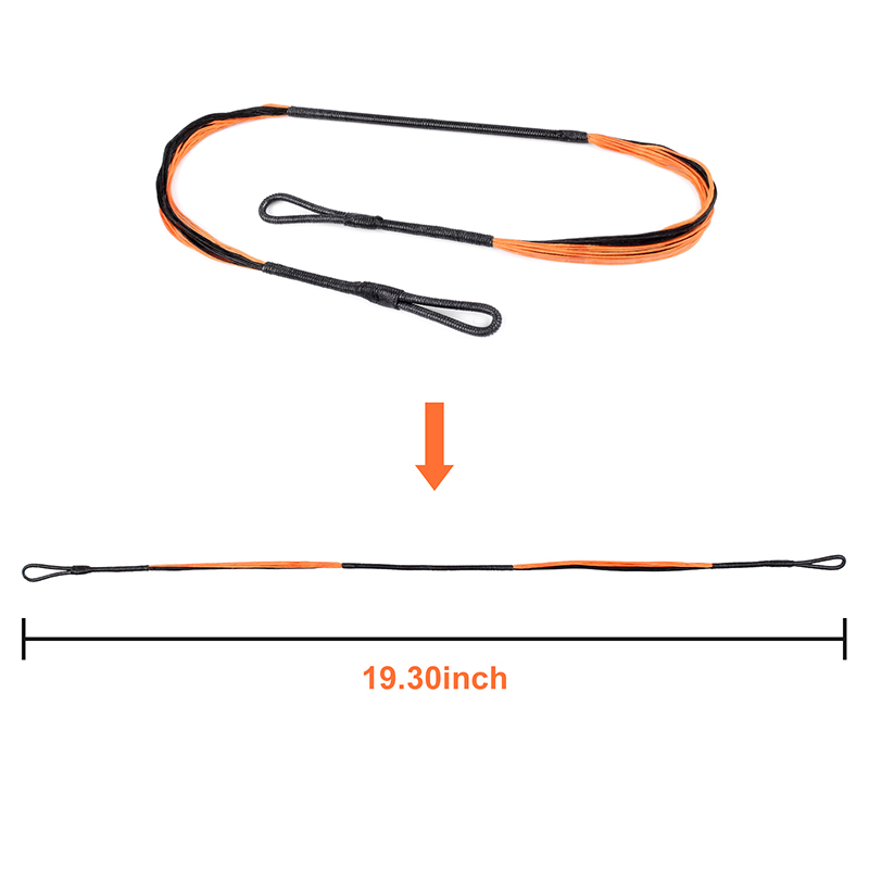 Elong Outdoor 280046-01 19.3 Opinch 20 Strands Crossbow String Orange Cobra System Adder/r9