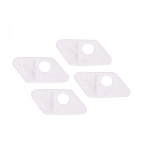 Elong Outdoor 25Ar05 RH läpinäkyvä valkoinen muovinuoli levätä recurve keula