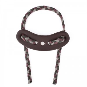 Elong Outdoor 470011 Rannekorut Nahkaa Gromet Gromet Harmaa Väri jousiammuntaa varten Yhdistelmä Bow Ammunta