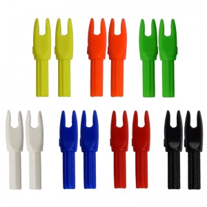 Nika-jousiammunta 14N808 Aseta muovi arrow Nock jousiakomaan hiilivuorille