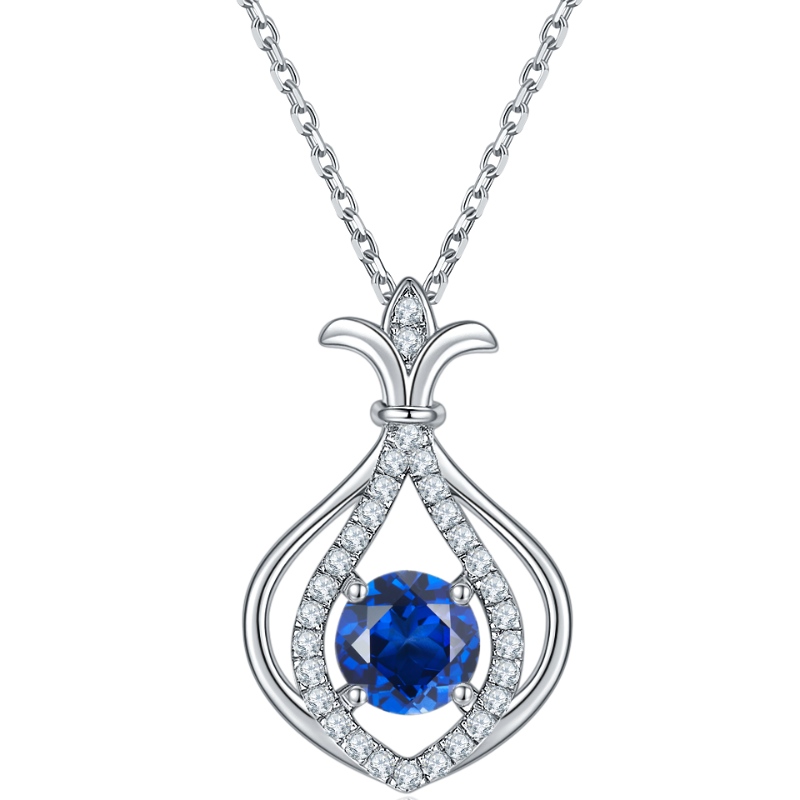 Uusi muoti korut 925 Sterling hopea Rhodium-pinnoitus Cubic Zircon riipus kaulakorunaisille lahja