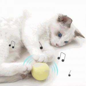 Amazon \\\\ \'S uusi lemmikki Gravitationation Call Ball Cat Self-hey Anti-Boring Supplies Tease Cat Stick Mint Ball Sound Toy