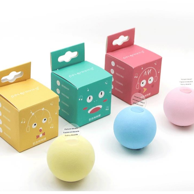 Amazon \\ 'S uusi lemmikki Gravitationation Call Ball Cat Self-hey Anti-Boring Supplies Tease Cat Stick Mint Ball Sound Toy