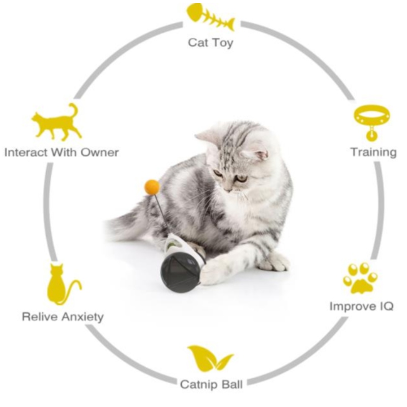 2021 Uusi kissa lelu Chaser Balanced Cat jahtaa lelu interaktiivinen pentu swing lelu