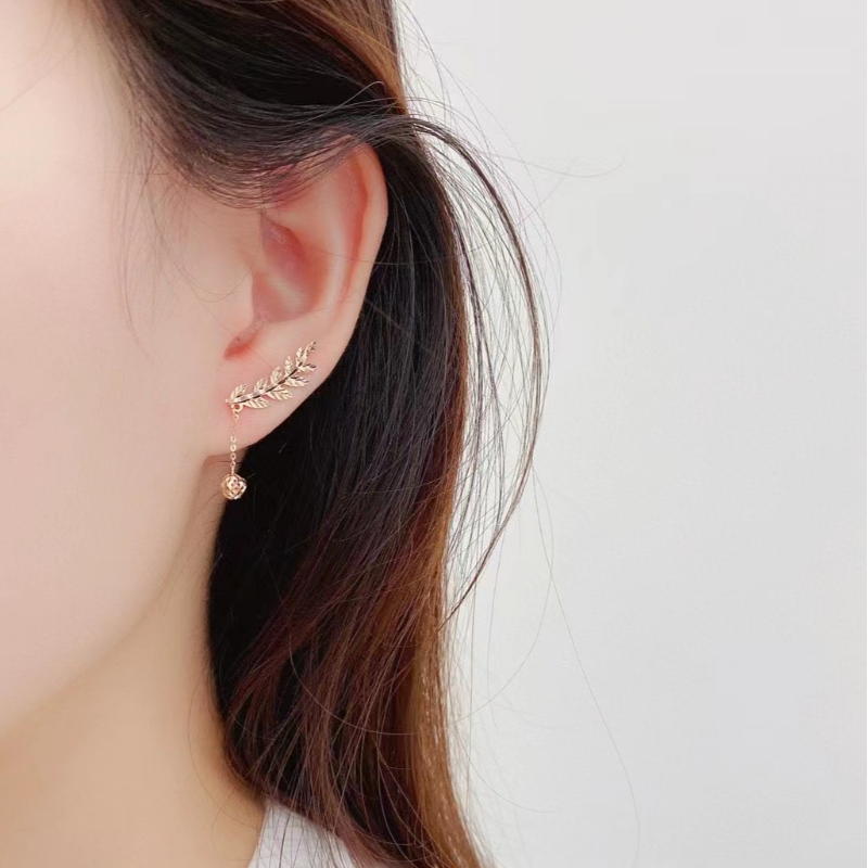 Tuochen koruja custom 18k Rose/yellow kulta muoti korvakoru vanteet asetettu lahja
