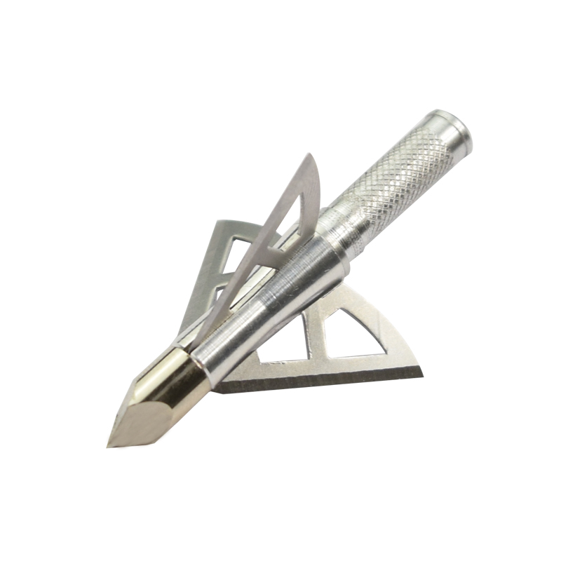 Nika Jousiammunta 15B023 3 Kiinteät terät 100/125Grain Metsästys Broadheads-jousiammunta Crossbow Bolt Metsästys