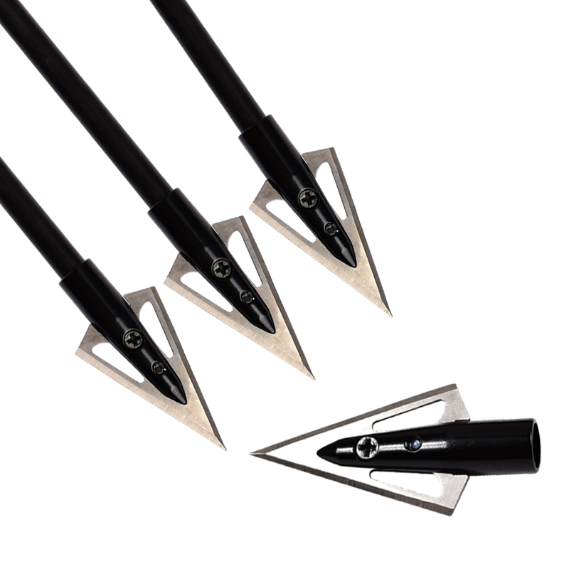 Nika-jousiammunta 15B004 3 Terä 125 Grain Broadheads ARCHERY CRENTBOW BOLTnuolet Ruuvi vinkkejä Metsästys