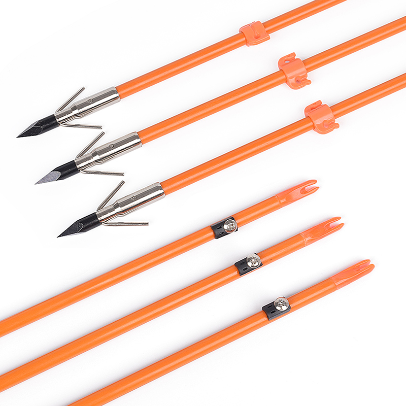 110021-05 Elong Out8mm 32 Tinch Fiberglass Shaft Bowfishing arrow Jousiammunta Kalastuslaitteet
