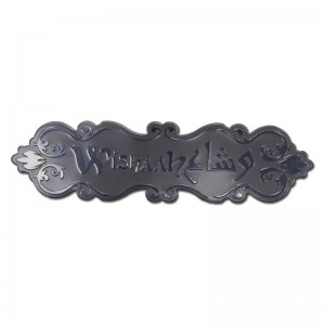 Metal Gold Anodisoitu räätälöity alumiini hajuveden tarra