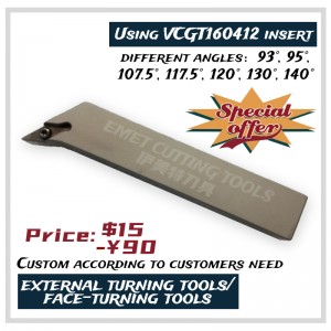 EXEET Leikkaustyökalut, Ulkoiset kääntötyökalut, Terästyökalut, SVJCR2525M16, SVJC/SVJP, SVQC/SVQP, SVVC/SVVP, svxc/svc/svvp, svxc/svxp, svzc/svzp, vCGT16, VCGT22 , VPGT22