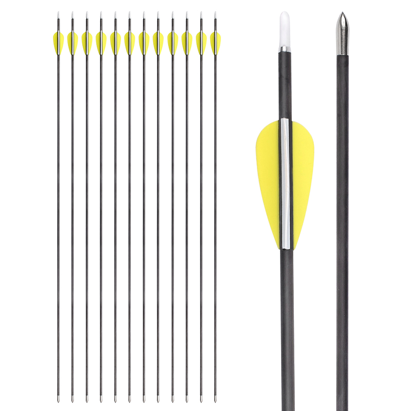 Elong Outdoor 121125 ID3.2mm Pure Carbon arrow 32 \\ '\\' Arching Carbonnuolet kohdeammoille ja käytännölle