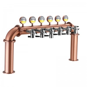 6 Way Bridge Beer Tower Beer Taps