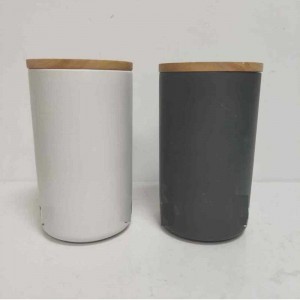 Tukkukaupunki pyöreä puinen kansi keraaminen kivitavara varastointi säiliö JAR