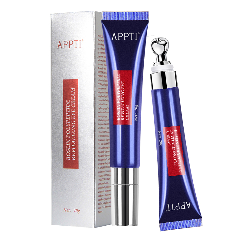 Yksityinen etiketti Appti kosteuttava Anti-Wrinkle Eye Cream Applicer Boseen Polypeptidi elvyttää silmien kerma