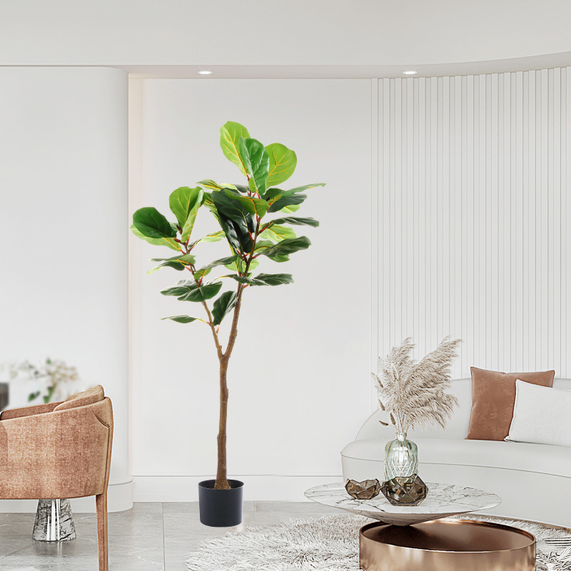Eloisa kasvit vihreät lehdet keinotekoinen puu keinotekoinen kasvit sisätiloissa ja ulkona kotiin Deco