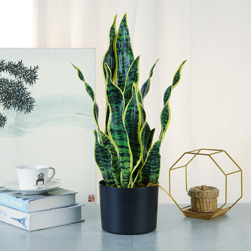 Hot Sale Green Indoor Etusivu Muovi Keinotekoiset kasvit Koristeellinen olohuone