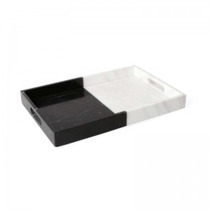 Korkealaatuinen marmori tarjoilee lokeroa