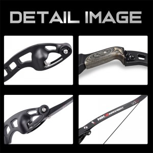 Nika Jousiammunta 210074 62 tuuman RH Recurve Bow