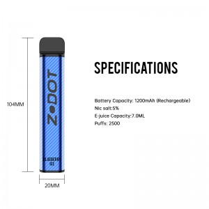 2500 puhaltaa EDISPOSABL Pave Pen