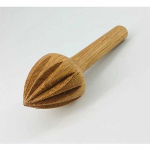 Käsin tehty luonnollinen puinen hedelmä kasvis juicer