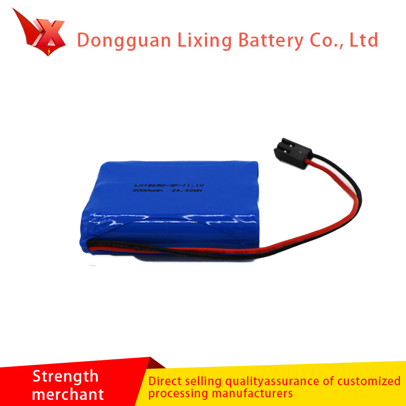 UL 18650 Litiumparisto 11.1V Akku 2000MAH18650 Akun työkalun akku