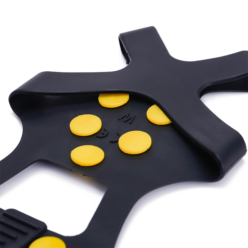 Silicone No-Slip Cleatts Crampon Studded kahvat 5-hampaiden kiipeilykengät