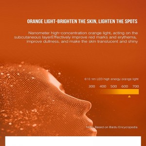 Valmistus Syöttö LED PDT Beauty Mask Smart Lifting Uudistus kasvojennaamio Magneettinen terapia Kehys Mask Portable Age-Anti-työkalu