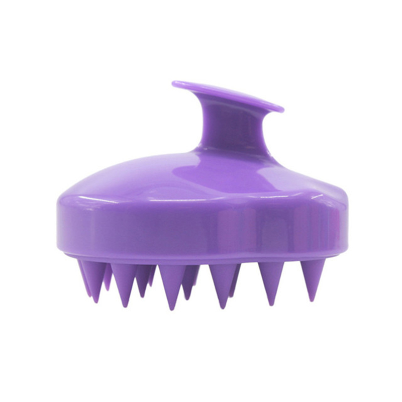 Silikoni hiukset päänahka massager shampoo harja
