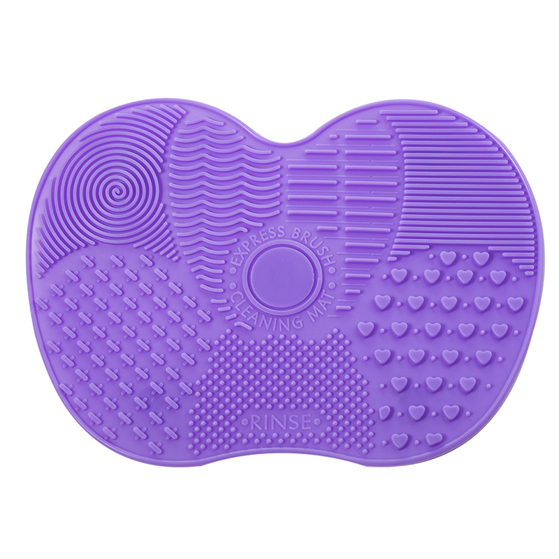 Räätälöity pehmeä kosmetiikka silikonipuhdistuslevy, Makeup Brush Cleaner