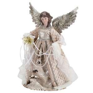 33cm Christmas Angel Decor Beads Ornament Decor Indoor Decorations Uusi tuote Xmas Kuva lomanäyttää ylellinen koti ilo