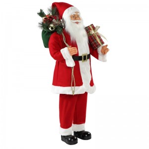 30 ~ 110cm Joulu Sta Seces Santa Claus kanssa lahjakasse
