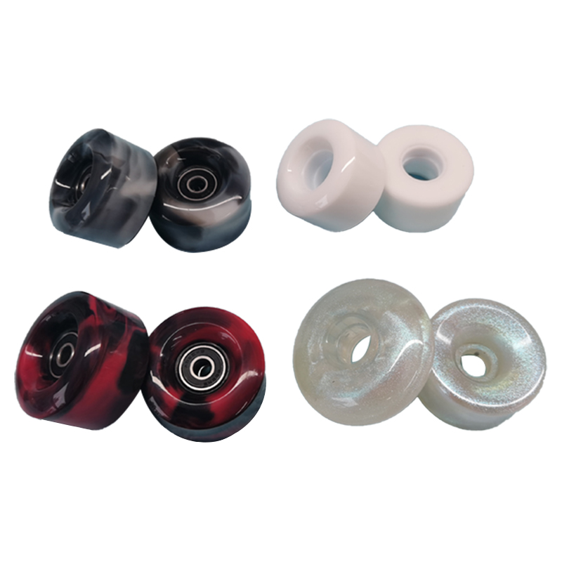 58mm * 32mm 85A Quad Roller Skate Wheels Inline Wheel Swirl Mix väripyörä