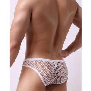 Vaatteiden toimittajat Lace Cuecas Set-through Sex Alusvaatteet Solid Color Mens Sexy Alusvaatteet
