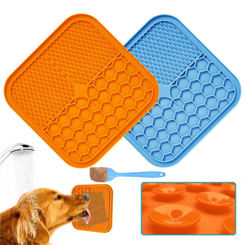 Tukku Silicone Pet Lick Pad, ruokinta matot kissojen koirat,nuolee matto lemmikkieläinten uiminen häiriötekniikka