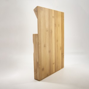 Luonnollinen bambu veitsen lohko laatikon järjestäjä