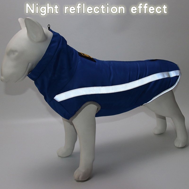 Valmistaja Tukkukauppa Ulkona Cool Style Erittäin heijastavat langat koira takki vedenpitävät takit