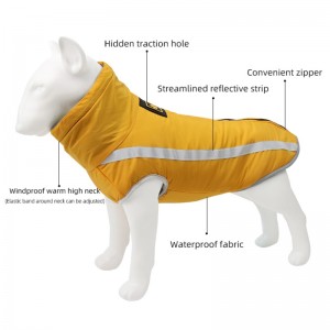 Alhainen MOQ Kustannukset Edullinen Klassinen versio Dog Rain Jacket Koiran vaatteet