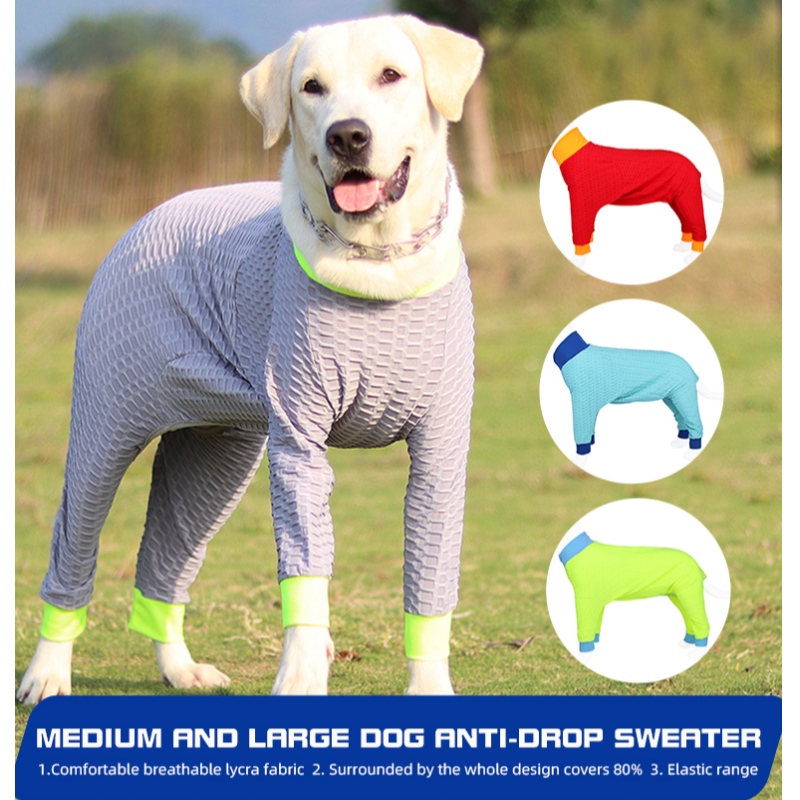 Pet hupparit tukku puuvilla fleece pehmeä lämmin koiran vaatteiden valjaat koiran pyjamas lemmikki vaatteet