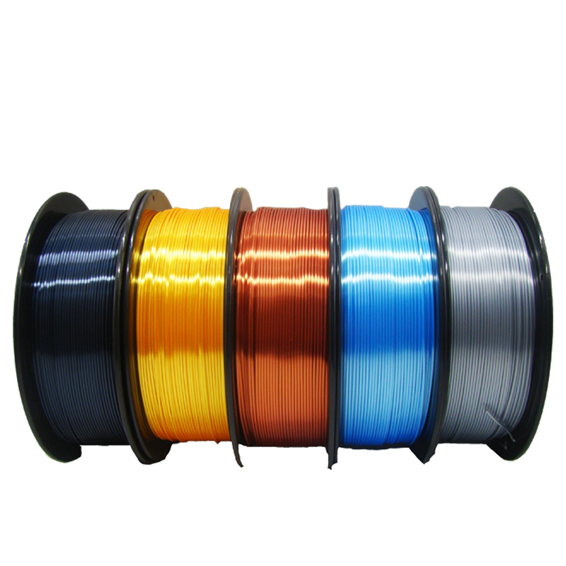 Pinrui 3D-tulostin 1.75mm Silk PLA Filamentti 3D-tulostimella
